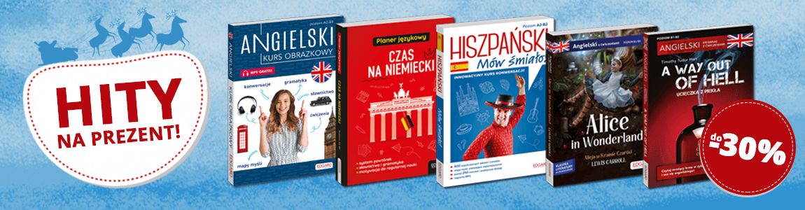 Prezenty pod choinkę - język angielski, niemiecki, hiszpański, włoski